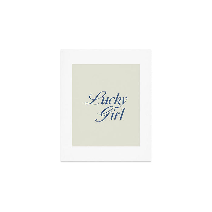lucky girl Art Print Gallery Image 1
