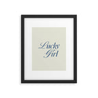lucky girl Framed Art Print Gallery Image 5