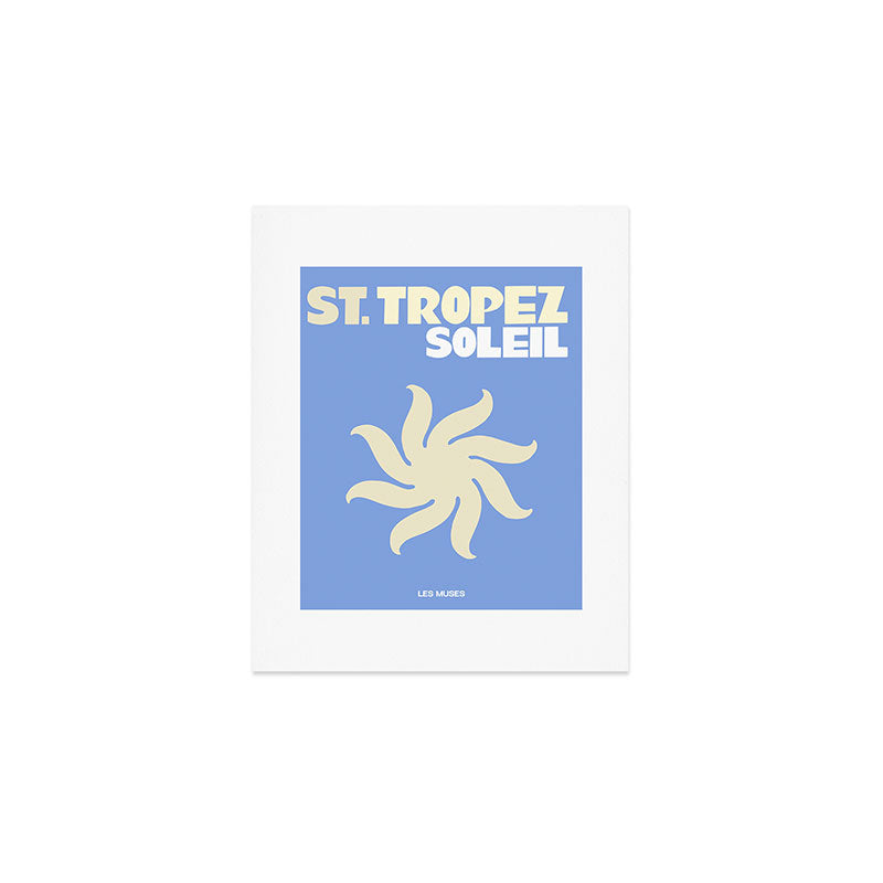 st. tropez soleil Art Print Gallery Image 1