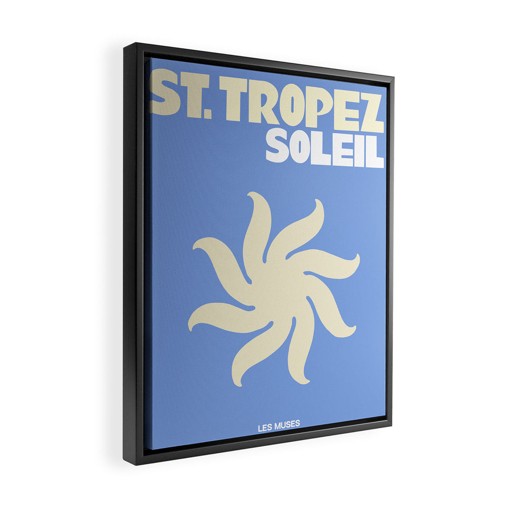 st. tropez soleil Framed Canvas Print Gallery Image 2