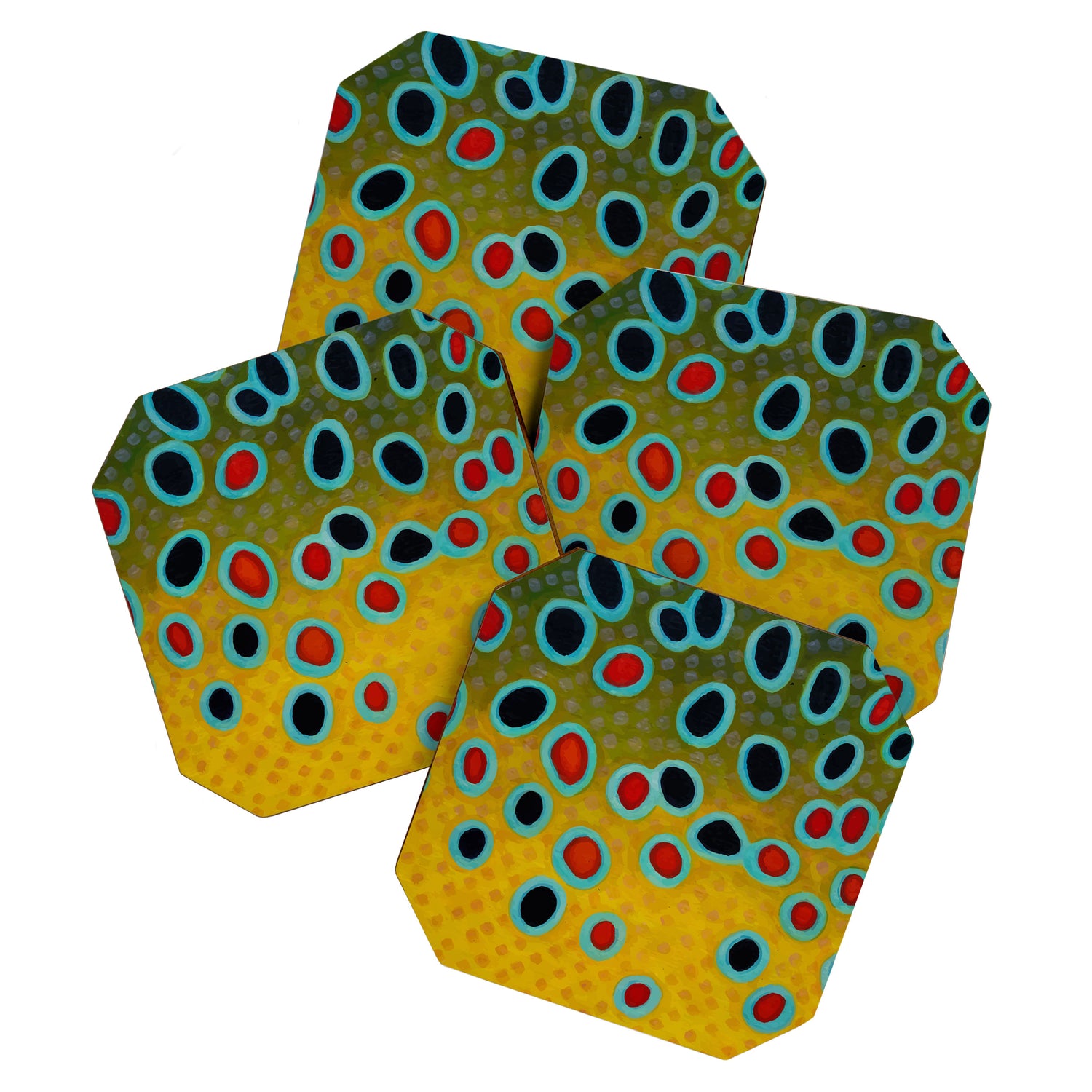 Brown Trout Fly Fishing  Coaster Gallery Image 1