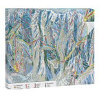 Park City Utah Trail Map Ski Snowboard Canvas Print Gallery Image 3