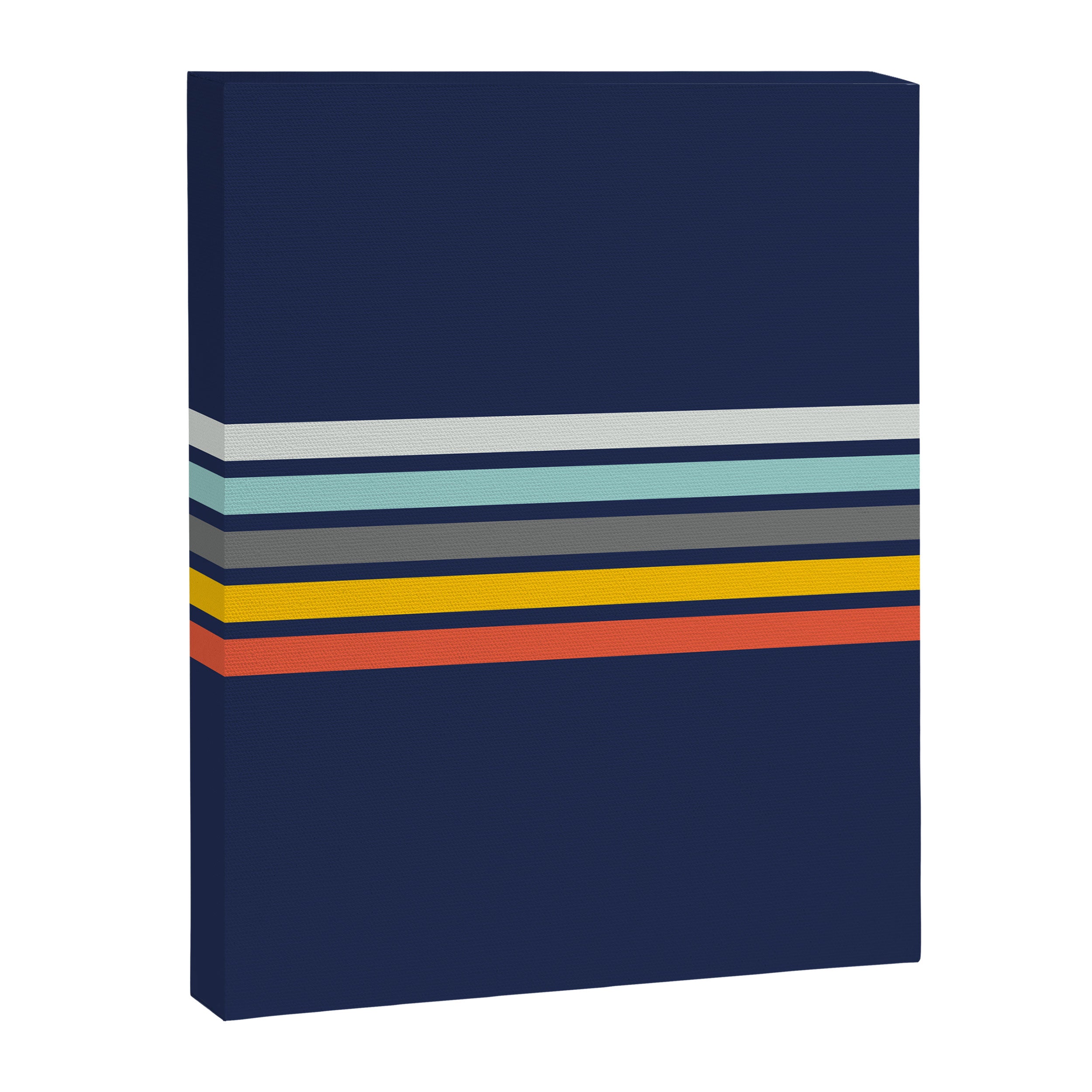 Abstract Minimal Retro Stripes 70s Style - Takakage Canvas Print Gallery Image 8