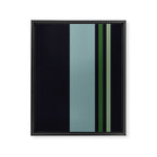 Classic Retro Striped Enenra Framed Canvas Print Gallery Image 8