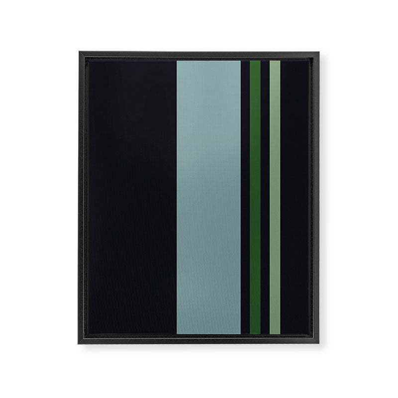 Classic Retro Striped Enenra Framed Canvas Print Gallery Image 8