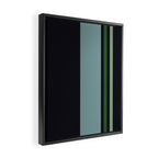 Classic Retro Striped Enenra Framed Canvas Print Gallery Image 2