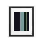 Classic Retro Striped Enenra Framed Art Print Gallery Image 6