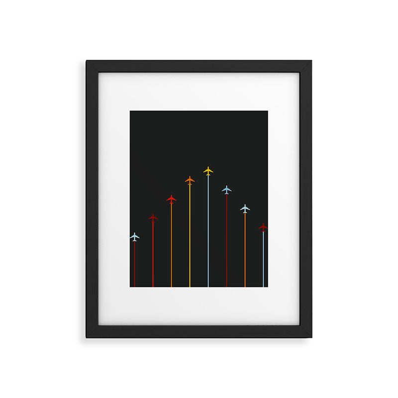 Retro Airplanes 07 Framed Art Print Gallery Image 6