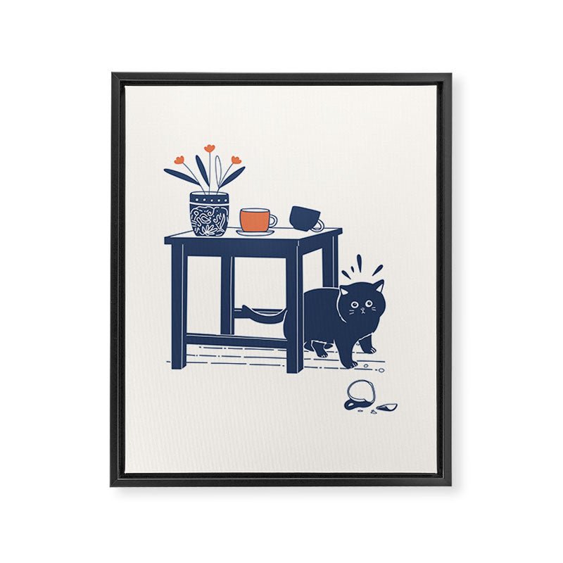 Broken Cup Framed Canvas Print Gallery Image 6