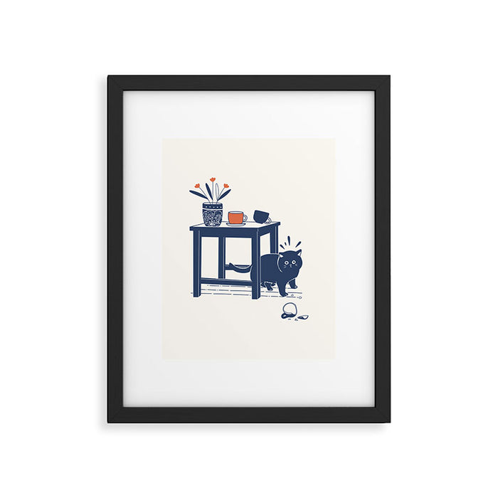 Broken Cup Framed Art Print Gallery Image 1
