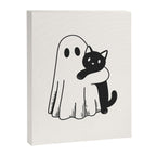 Ghost with a Cat Canvas Print Gallery Image 6