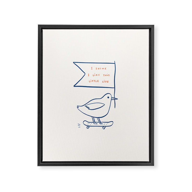 I Think I Like This Little Life Framed Canvas Print Gallery Image 6