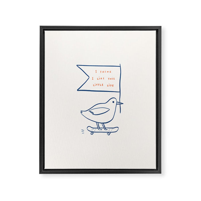 I Think I Like This Little Life Framed Canvas Print Gallery Image 1