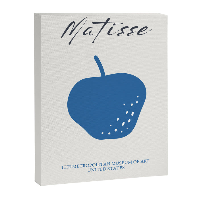 Matisse Blue Apple Cutout  Canvas Print Gallery Image 1