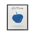 Matisse Blue Apple Cutout  Framed Canvas Print Gallery Image 6