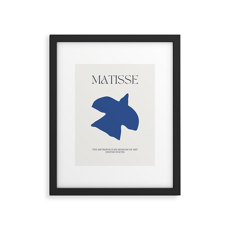 Matisse Blue Bird Cutout  Framed Art Print Gallery Image 5