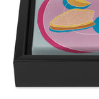 Drinks and Snacks Framed Canvas Print Gallery Image 2