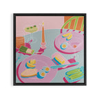 Drinks and Snacks Framed Canvas Print Gallery Image 3