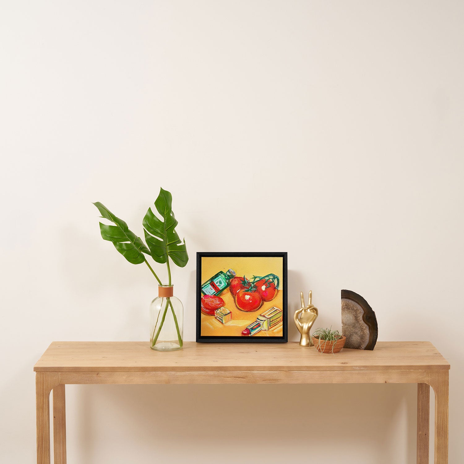 Tomato Scene Framed Canvas Print Gallery Image 3