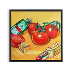 Tomato Scene Framed Canvas Print Gallery Image 3