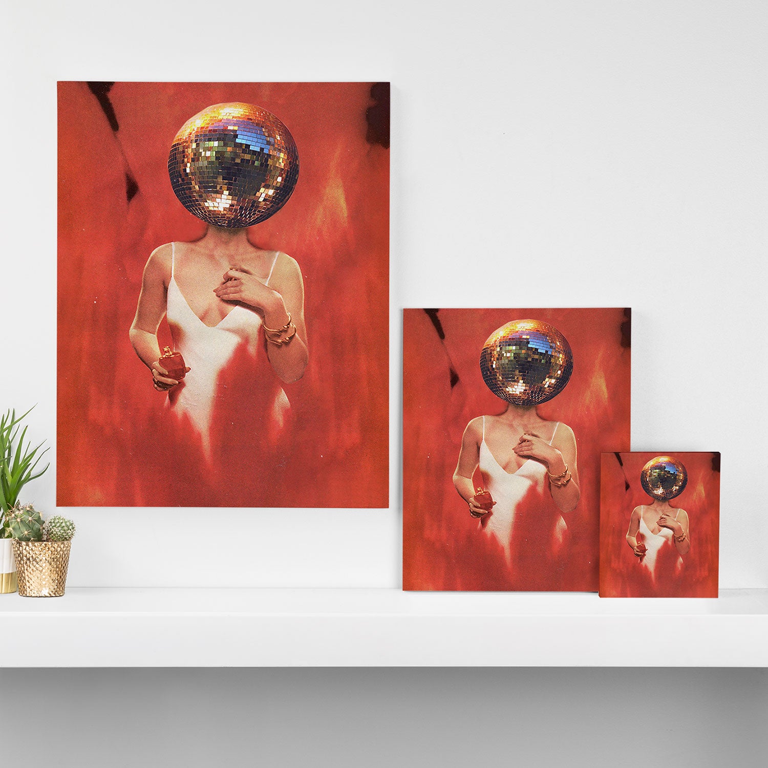 Disco Girl Canvas Print Gallery Image 3