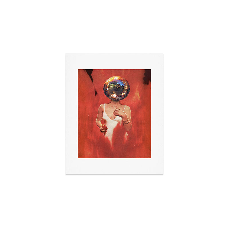 Disco Girl Art Print Gallery Image 1