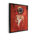 Disco Girl Framed Canvas Print Gallery Image 2