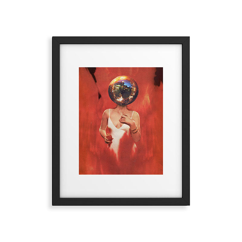 Disco Girl Framed Art Print Gallery Image 6