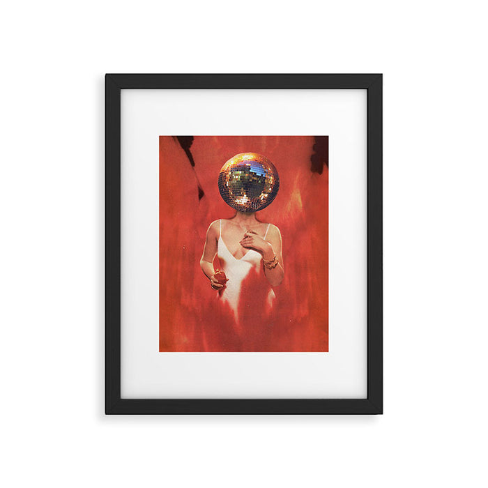 Disco Girl Framed Art Print Gallery Image 1