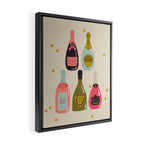 Champagne Cheers Framed Canvas Print Gallery Image 2