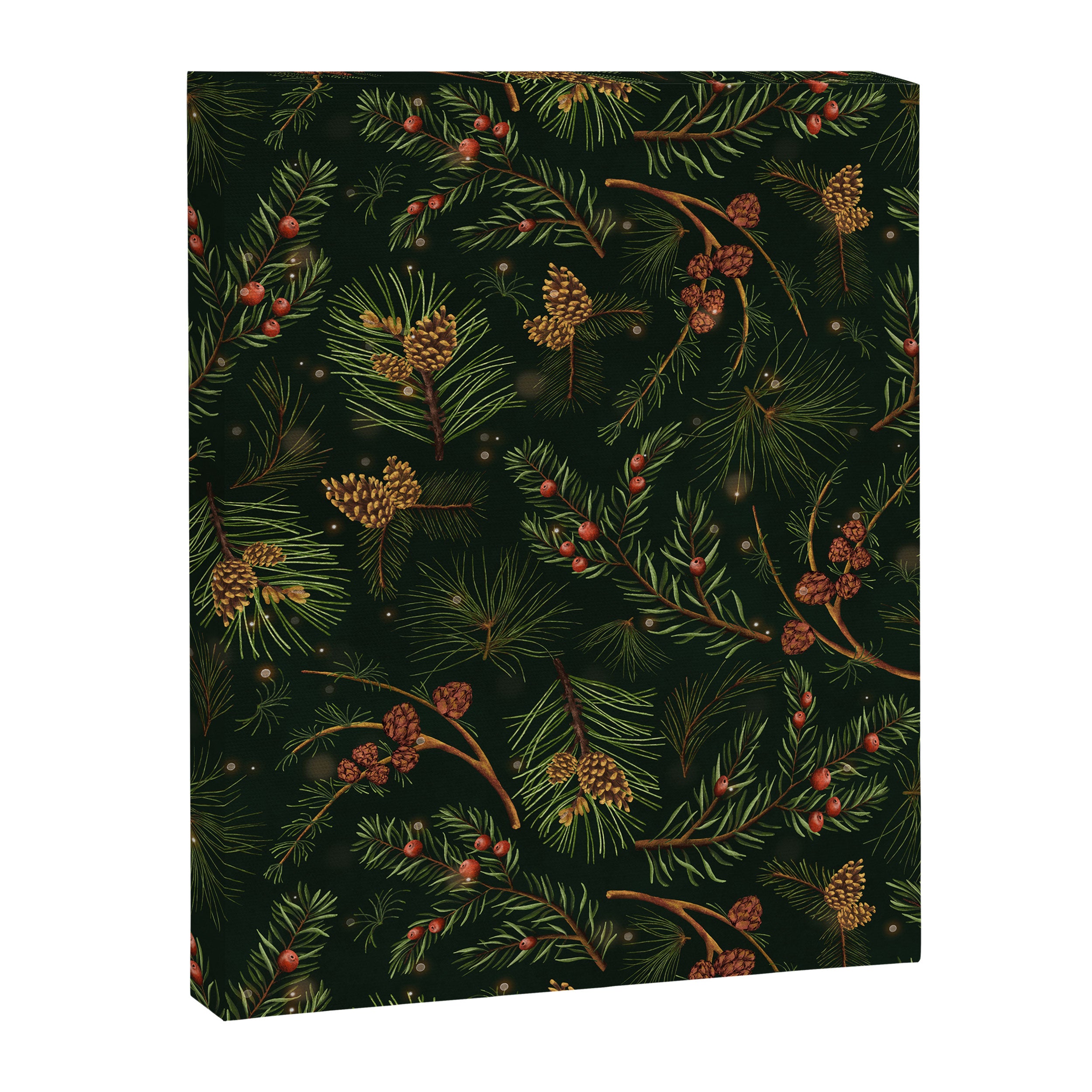 Christmas Spruce Dark Green Canvas Print Gallery Image 6