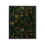 Christmas Spruce Dark Green Framed Canvas Print Gallery Image 6