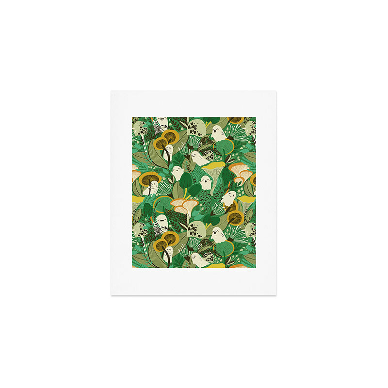 Ghost Forest Green Art Print Gallery Image 1