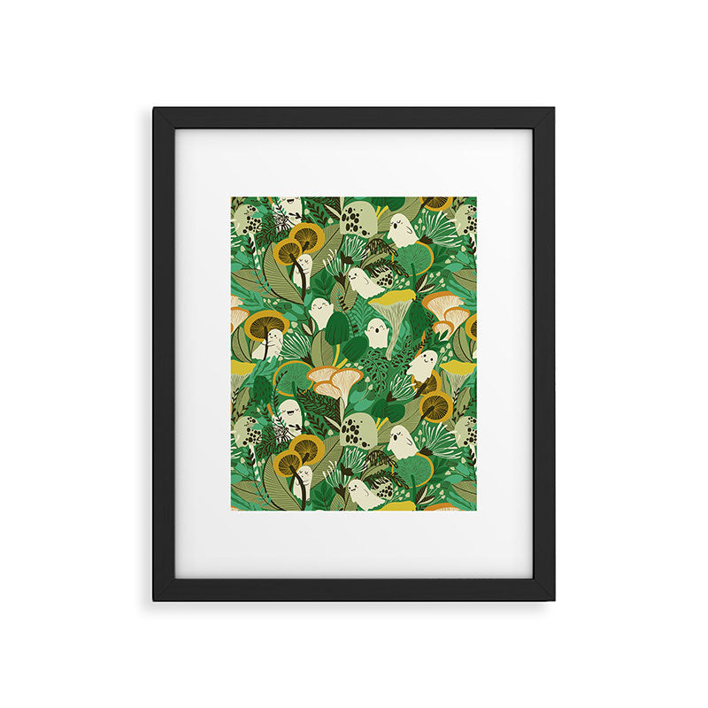 Ghost Forest Green Framed Art Print Gallery Image 5