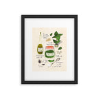 Pesto. Illustrated Recipe. Framed Art Print Gallery Image 5