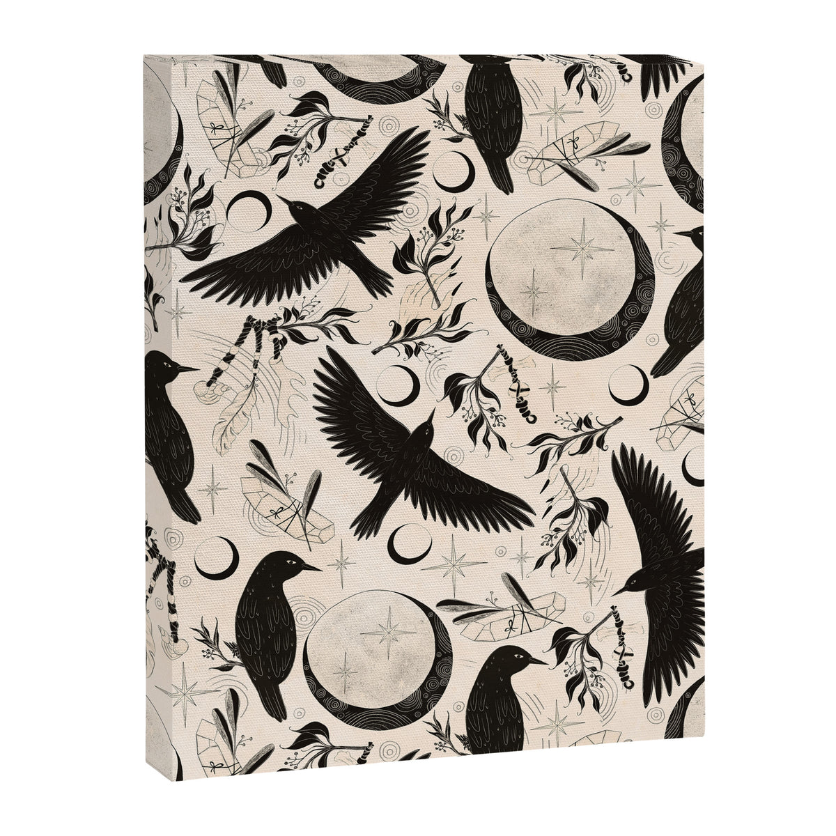 Raven Tarot Light Canvas Print Gallery Image 8