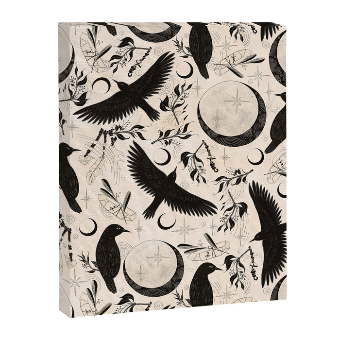 Raven Tarot Light Canvas Print Gallery Image 1