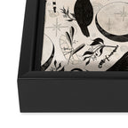 Raven Tarot Light Framed Canvas Print Gallery Image 3