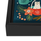 Spicy Kittens Framed Canvas Print Gallery Image 3