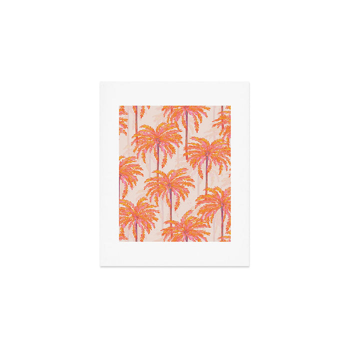 Sunset Palm Art Print Gallery Image 1