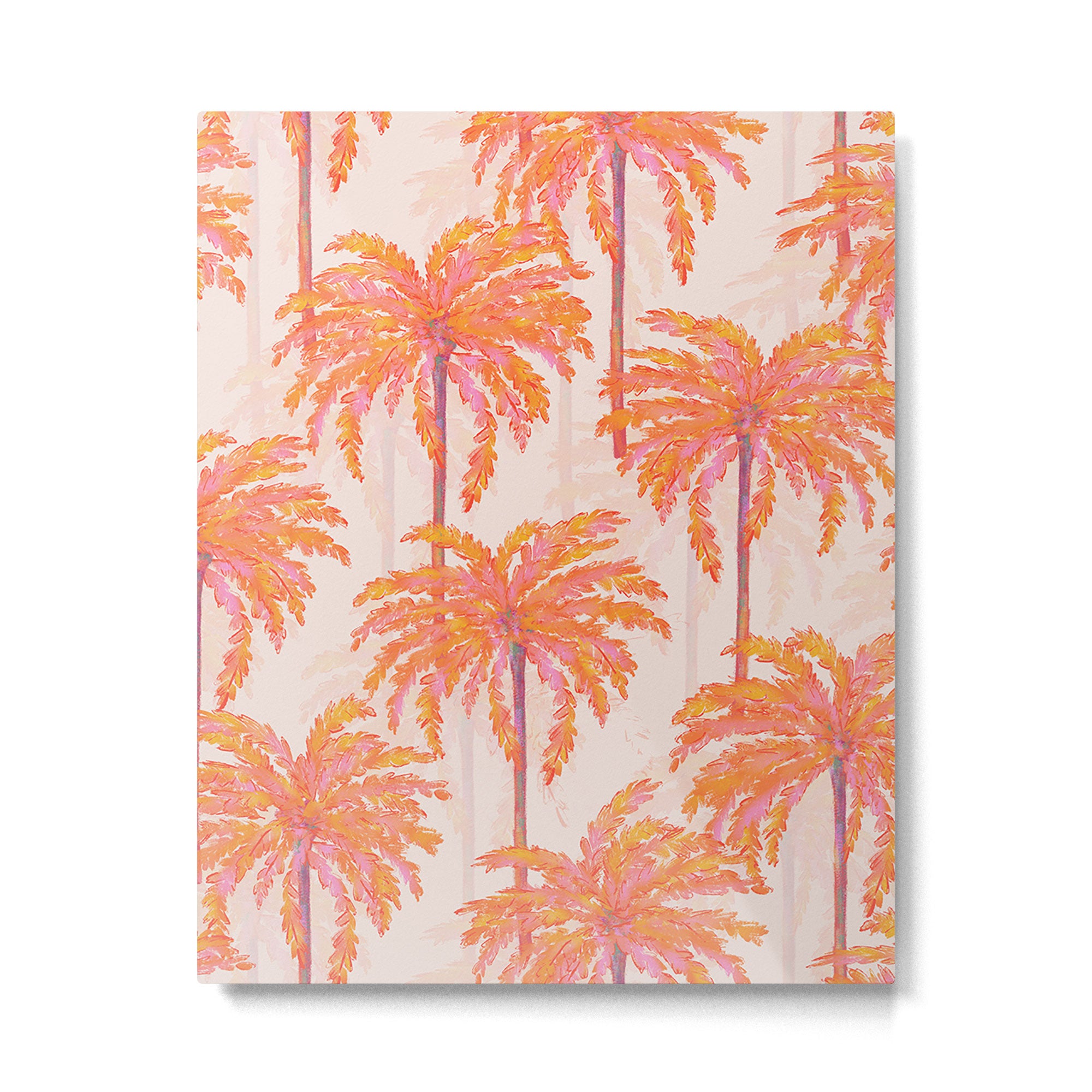 Sunset Palm Metal Print Gallery Image 4