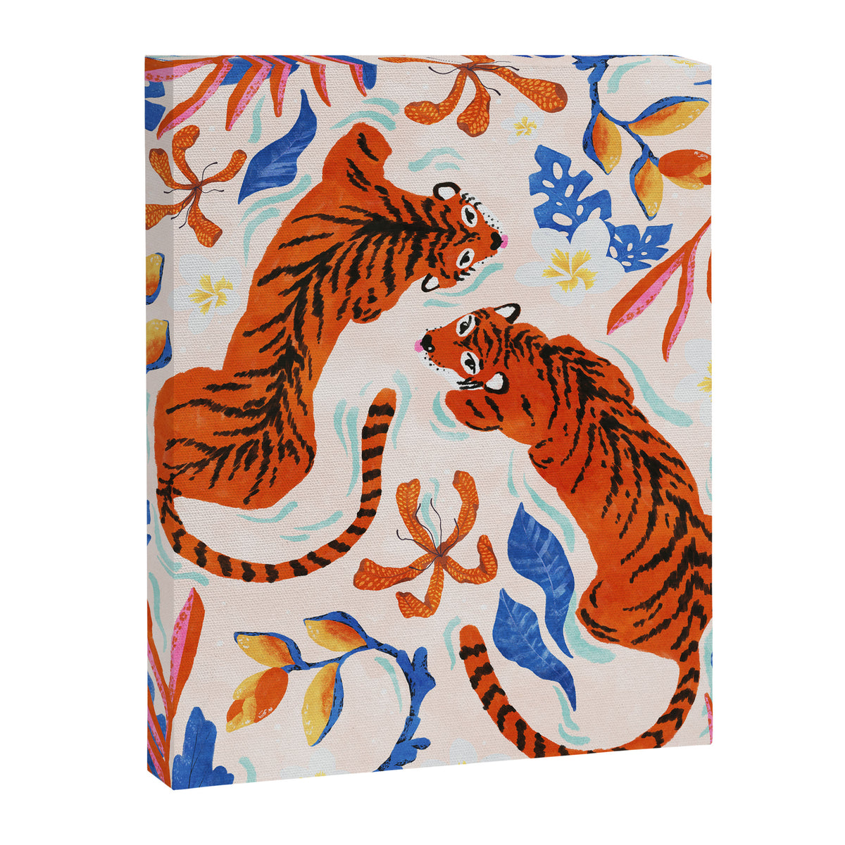 Tiger Swim Canvas Print Gallery Image 6