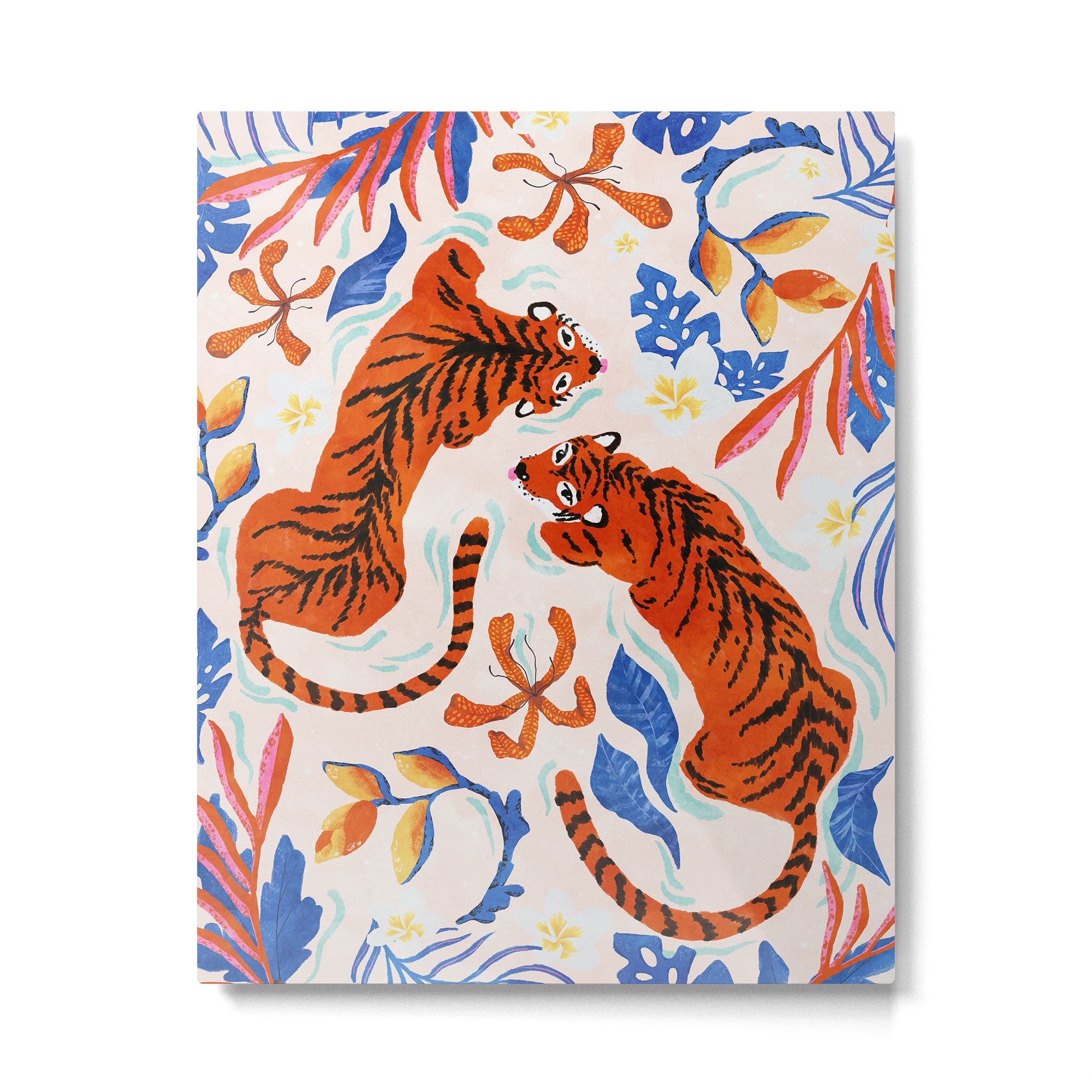 Tiger Swim Metal Print Gallery Image 4