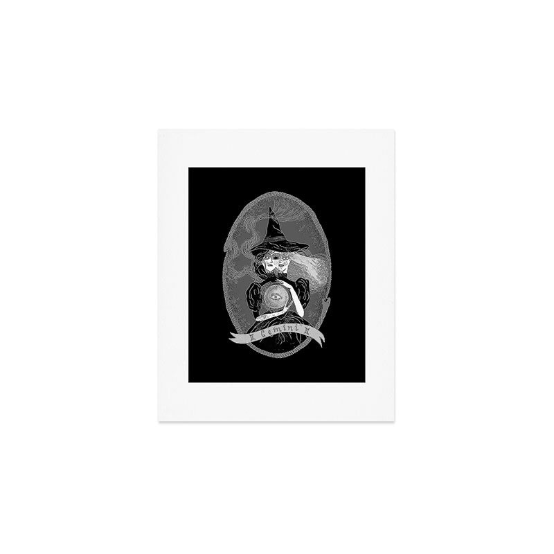 Gemini Witchy Zodiac Art Print Gallery Image 1