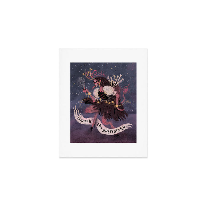Krampus â Smash the Patriarchy Art Print Gallery Image 1