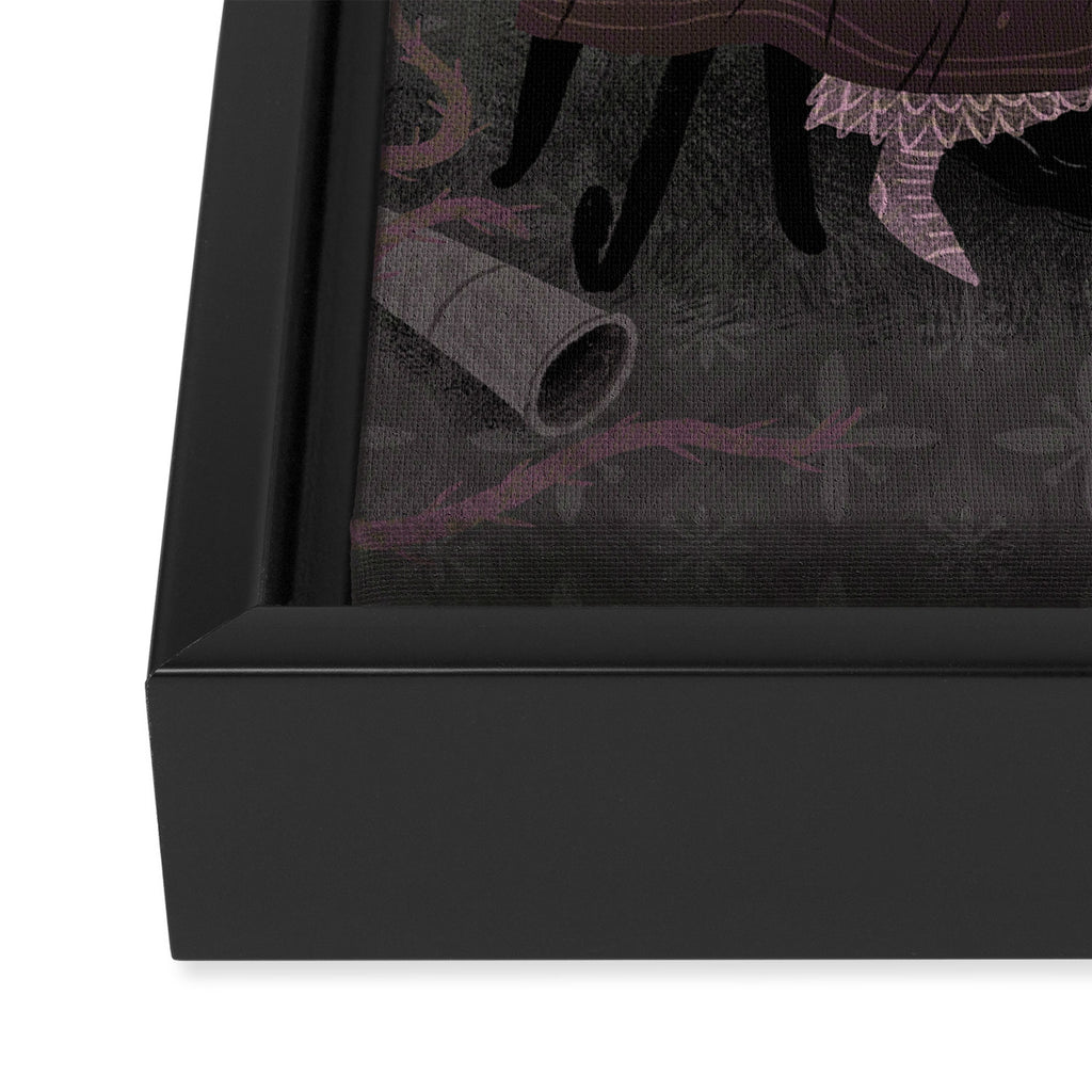 The Seance Framed Canvas Print Gallery Image 3