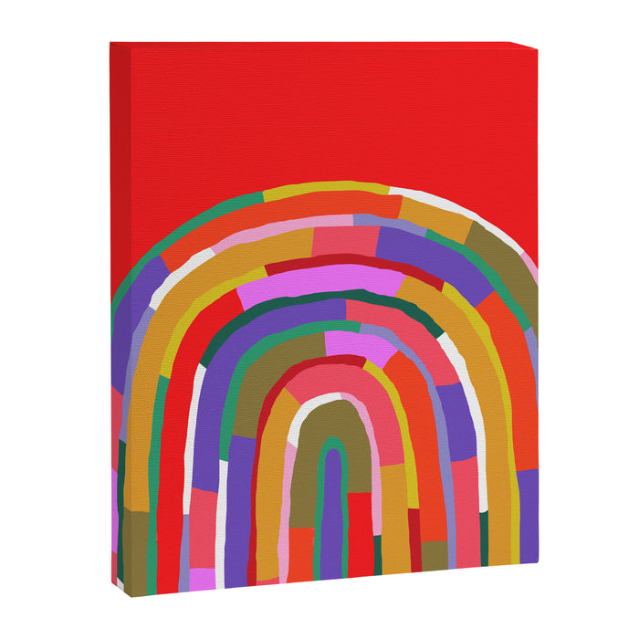 Banded Rainbow Canvas Print Gallery Image 1