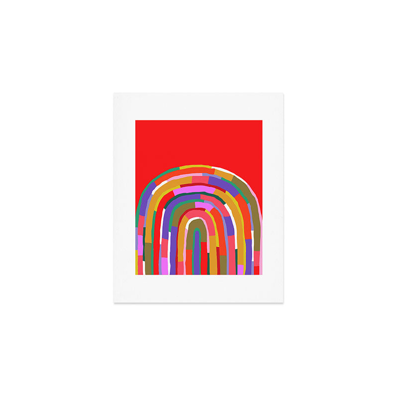 Banded Rainbow Art Print Gallery Image 1