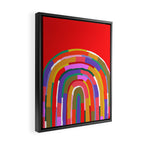 Banded Rainbow Framed Canvas Print Gallery Image 2