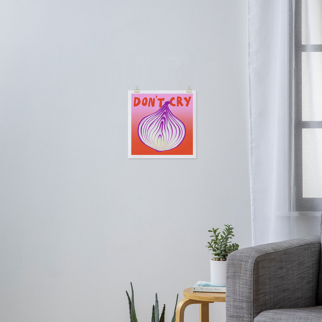 Don't Cry Art Print Gallery Image 3